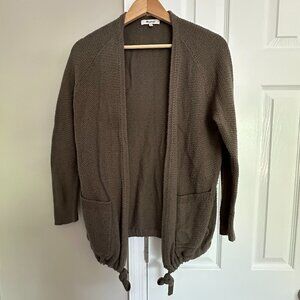 Madewell Palisades Cardigan Sweater in Highland Green, Extra Small